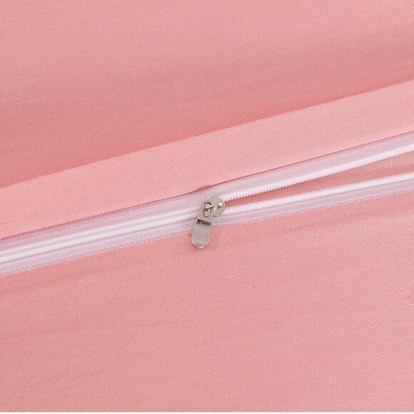 100% Cotton Duvet Cover Set,Ultra Soft with Zipper Closure & Corner Ties - Picture 5 of 7